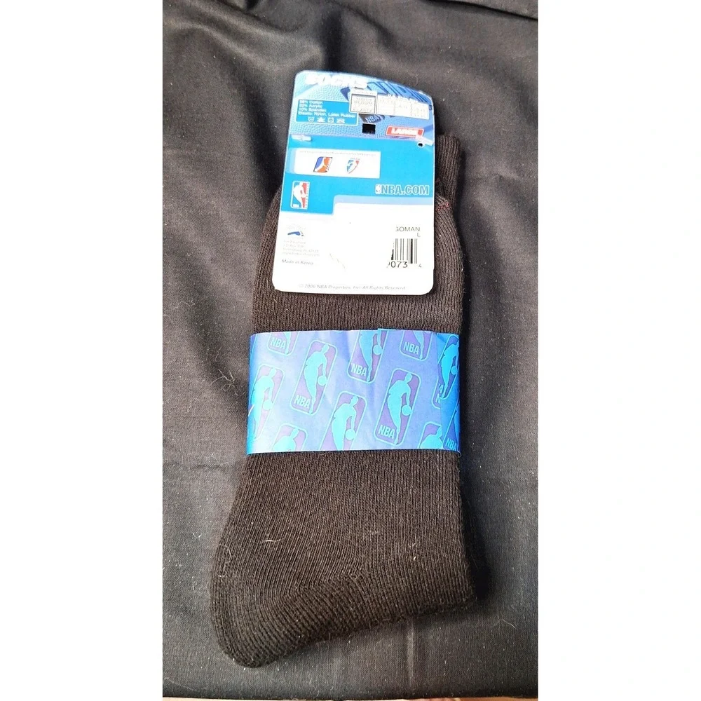 Large‎ youth boys authentic black NBA socks